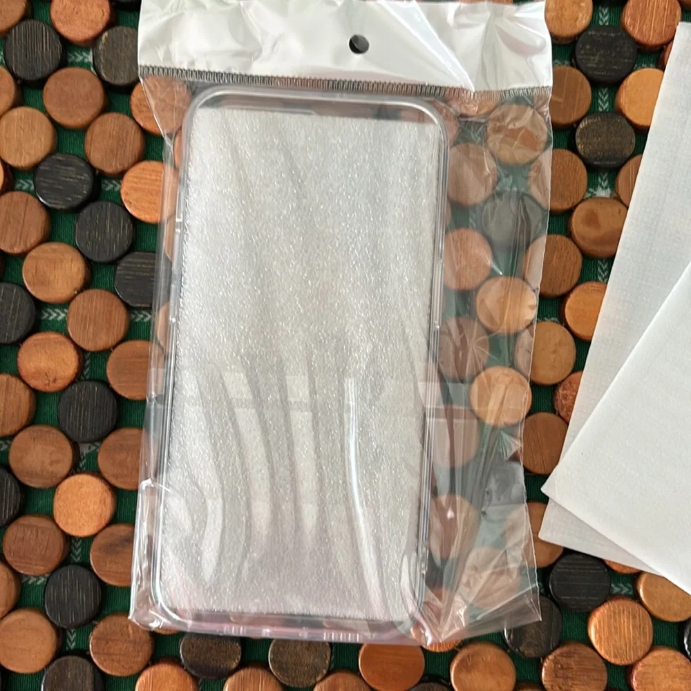 RQR 13 Pro Clear Phone Case with 2 Tempered Glass Screen Protectors